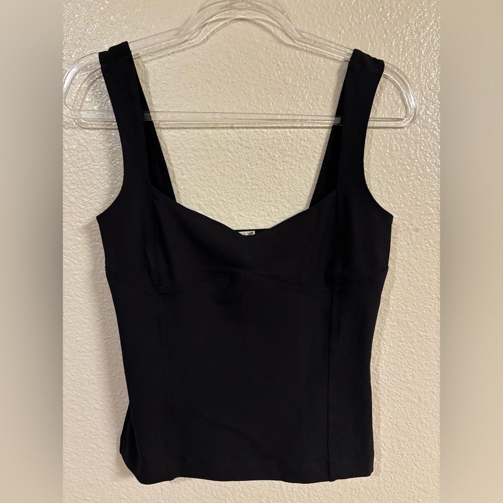 FREE PEOPLE Intimately Somewhere Sometime Cami in Black NWOT - Picture 3 of 7